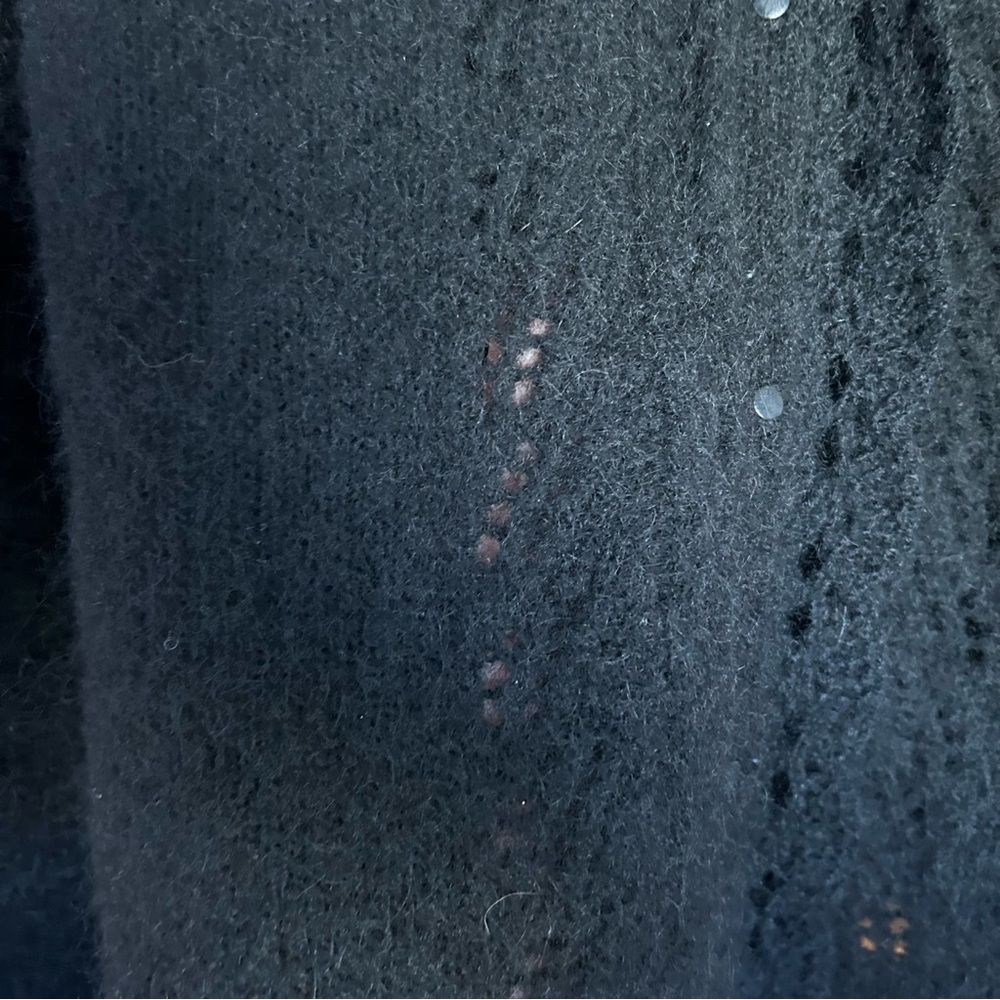 Sezane Angie Black Cardigan Sweater - Picture 4 of 13